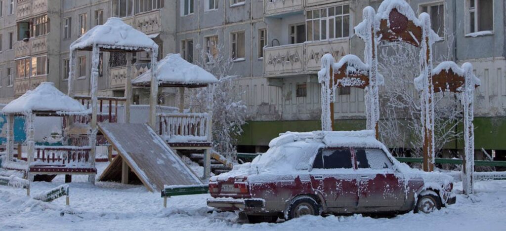 Os lugares mais frios do mundo 3 Oymyakon, Siberia