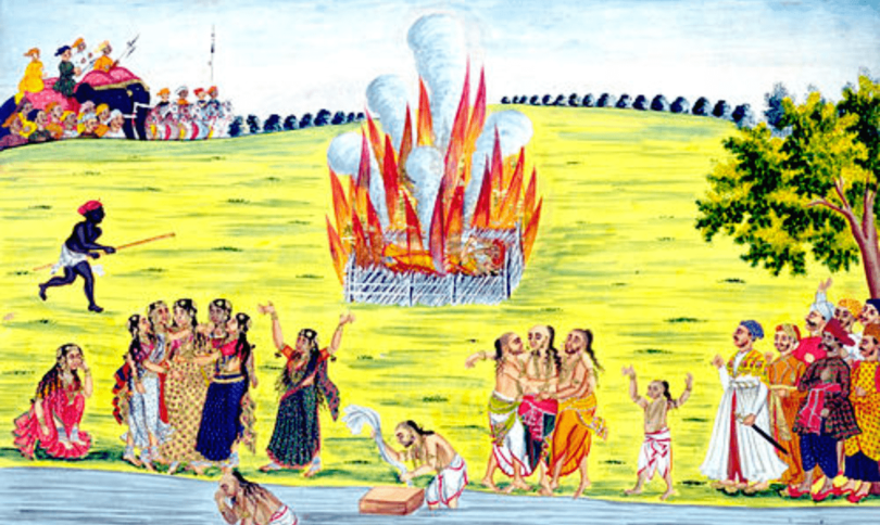 ritual Satí na Índia